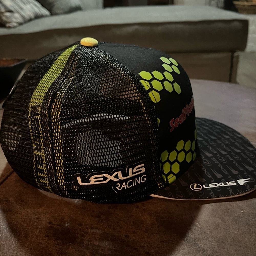 Lexus Racing Black and Neon Green Cap - Picture 4 of 7